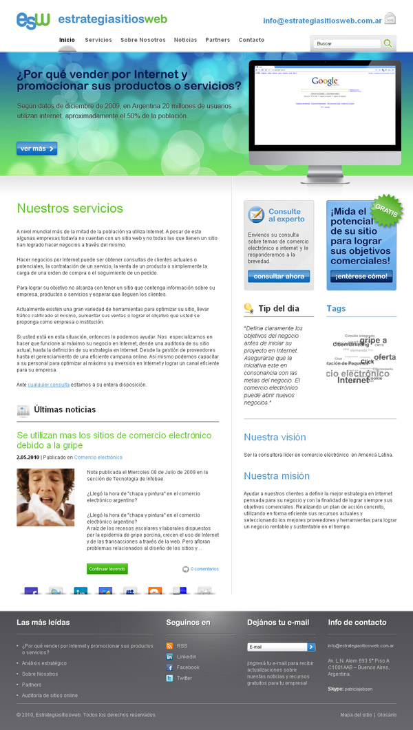 Estrategia sitios web